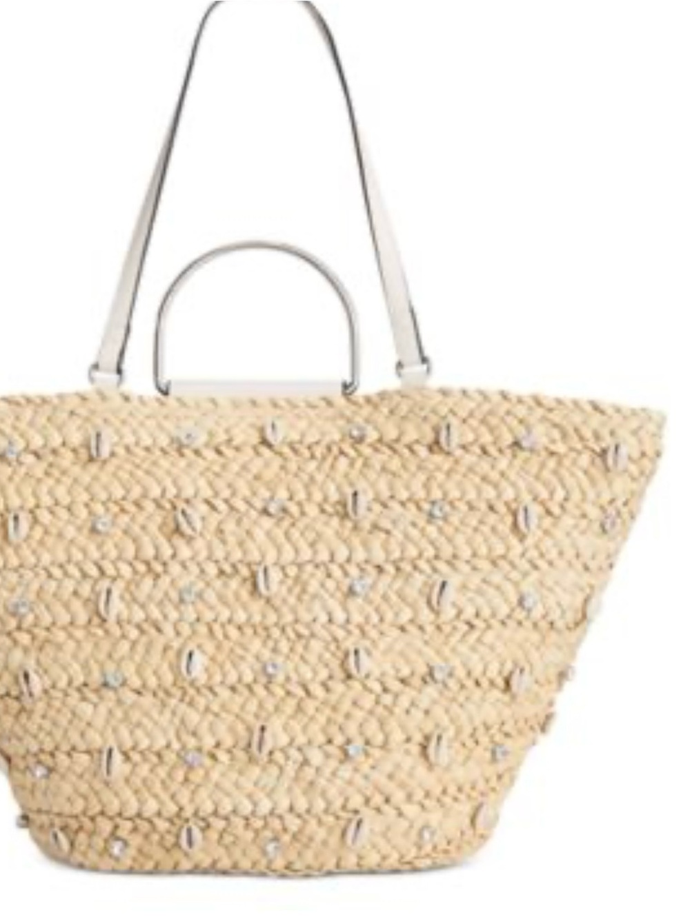 I.N.C International Concept Straw Hobo Tote.